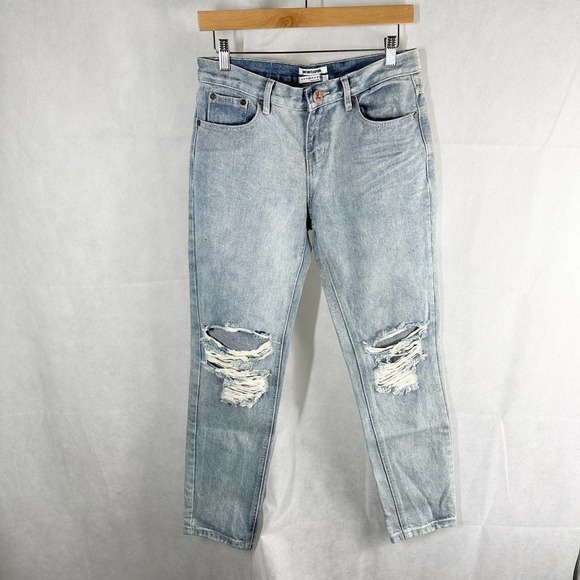 One Teaspoon Awesome Baggies Size 25 Blue Light Wash - Picture 1 of 11